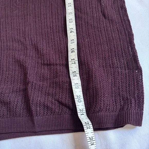 Uniqlo I NWT US S Lace Crewneck Sweater I Dark Brown - Picture 8 of 8